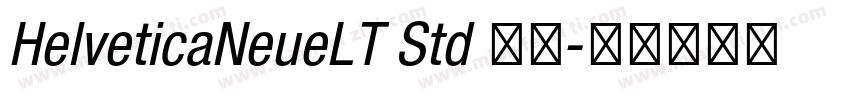 HelveticaNeueLT Std 常规字体转换